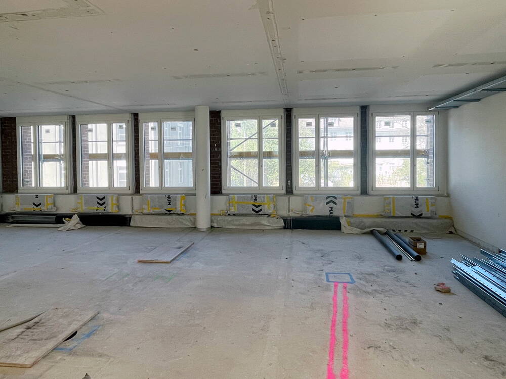 Aufgrund der Grösse des Gebäudes – es hat zum Beispiel 280 Fenster – lohnt es sich, viele Elemente wieder zu verwenden. 