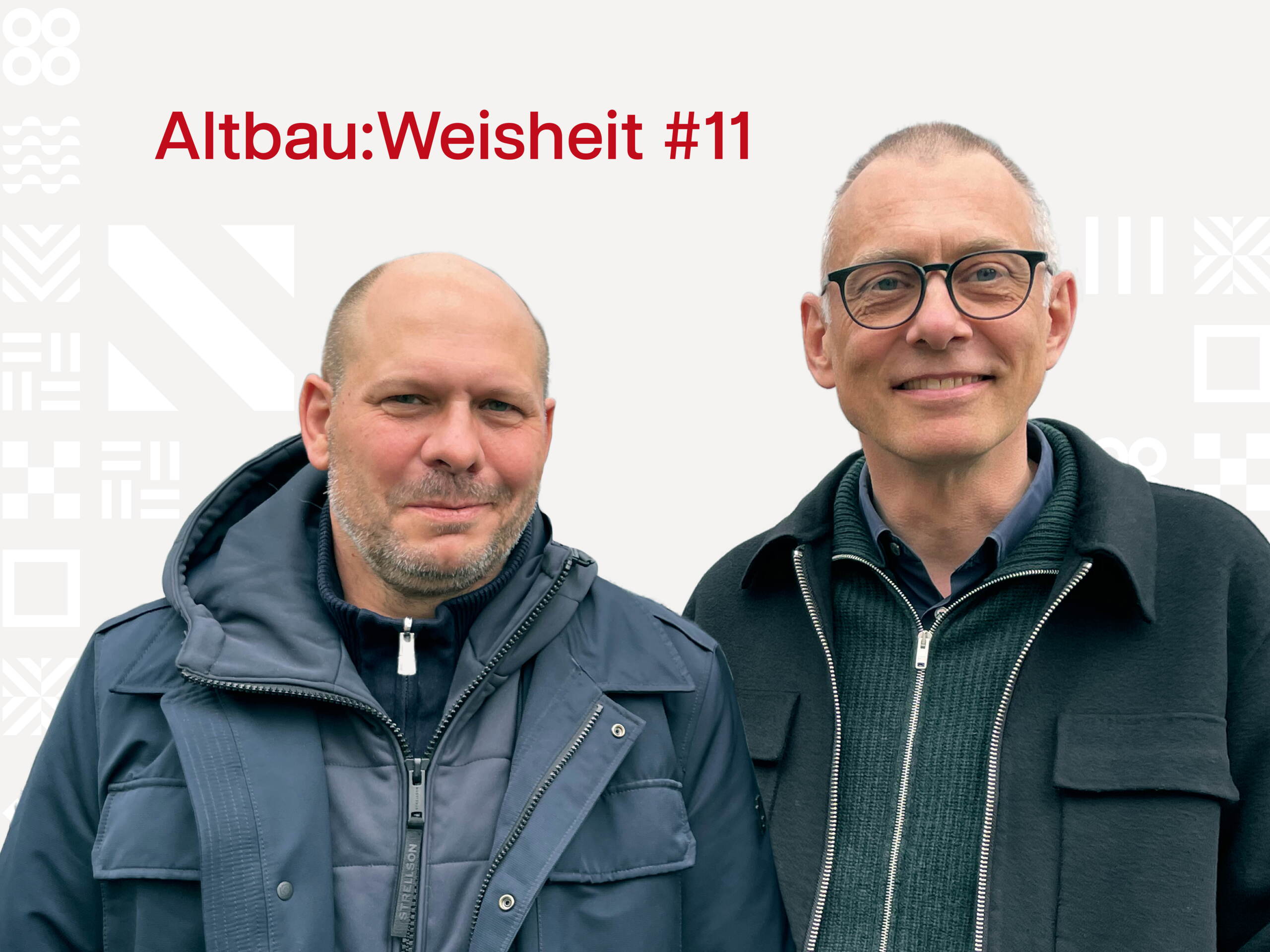 Bild von Alessio De Lucia vor hellem Grund und den Altbauweise Kacheln