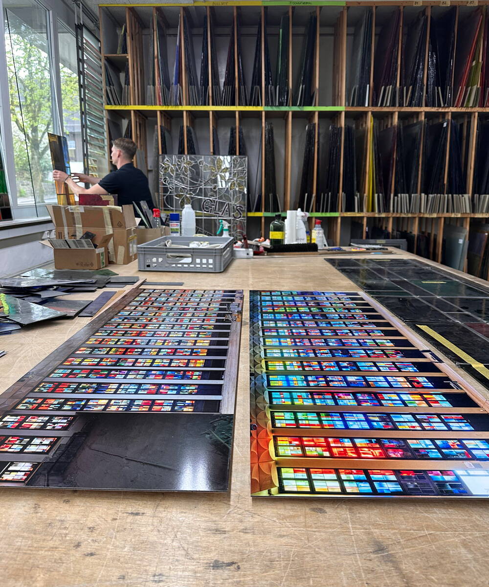 Indach PV-Anlage in Montage