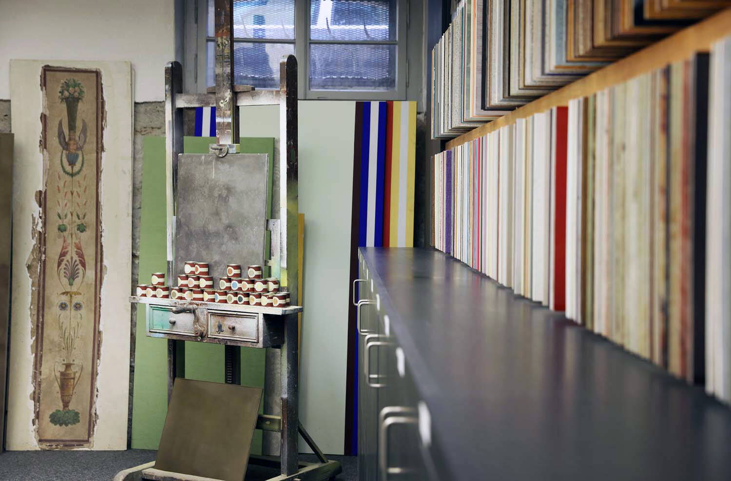 Farb- und Materialmusterbibliothek