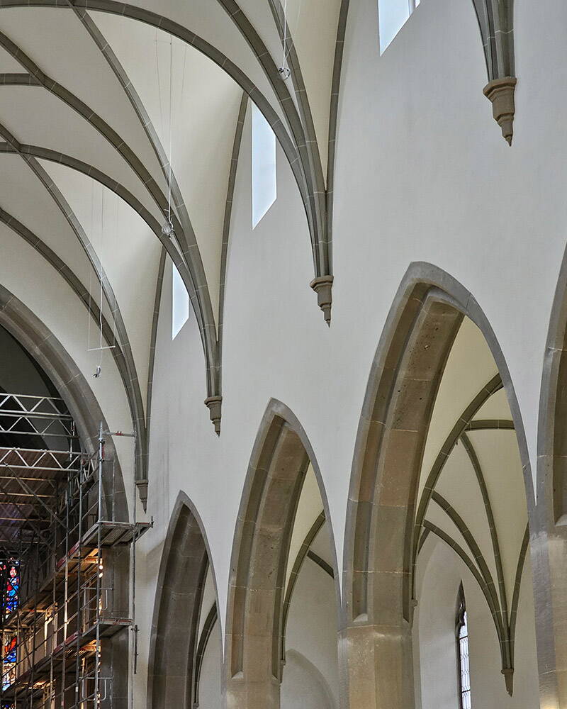 altbauweisheit_nr10_1.jpg Kirche Unterägeri: hier wurde eine umfassende Putzsanierung innen und aussen vorgenommen.